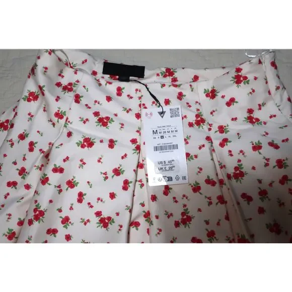ZARA floral pleated skirt NWT - Picture 6 of 6